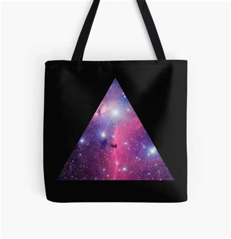 Purple Galaxy Triangle Tote Bag For Sale By Rapplatt Redbubble