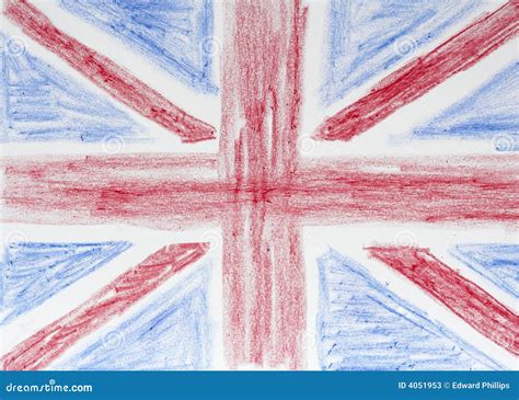 Drawing Of British Flag Stock Illustration Illustration Of White 4051953