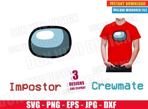 Download Head mask Among Us Impostor Crewmate (SVG dxf PNG) Game ...