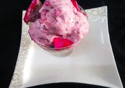 Dragon Fruit Ice Cream Recipe By Geeta Godhiwala Cookpad