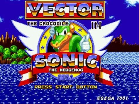 Vector The Crocodile In Sonic The Hedgehog Youtube