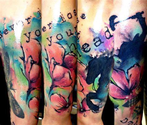Abstract Flowers Tattoo By Zsofia Belteczky Abstract Flower Tattoos Flower Tattoos Abstract