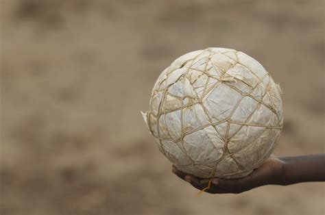 A Hand Made Football Ball Unhcr E Rubio Football Ball Ball Handmade