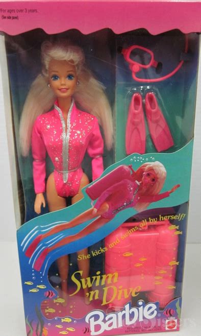 1993 Swim N Dive Barbie Toy Sisters