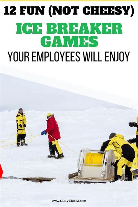 Fun Not Cheesy Ice Breaker Games Your Employees Will Enjoy Work Team Building Activities