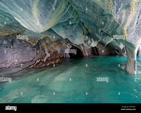 Marble Cave Lake General Carrera Chile Stock Photo Alamy
