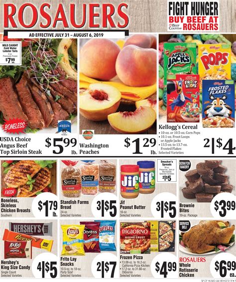 This week super 1 foods ad best deals, digital coupons and grocery specials. Rosauers Current weekly ad 07/31 - 08/06/2019 - weekly-ad ...