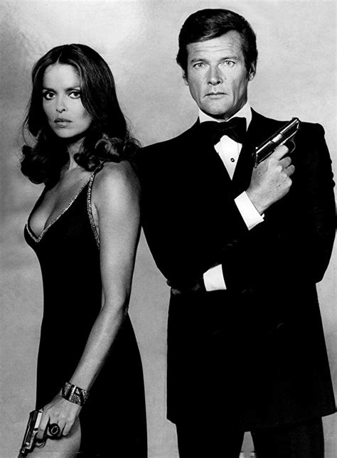 Roger Moore And Barbara Bach James Bond Girls James Bond Theme James
