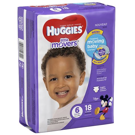 Huggies Little Movers Diapers Jumbo Pack Size 6 Walgreens