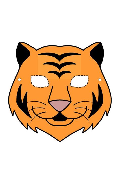 Image Result For Sher Khan Mask Templates Masque De Tigre