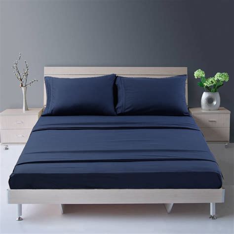 Microfiber Bed Sheet Set Made Of 1800 Thread Count 100 Microfiber P