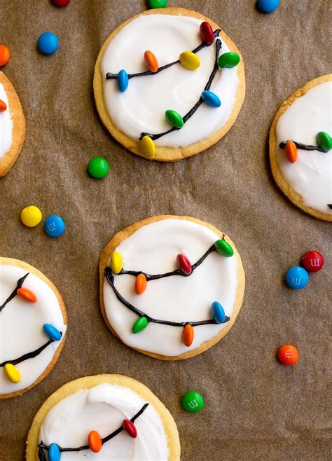 This recipe is from my book, cookie art: Christmas Lights Cookies with Royal Icing | Dessert for Two