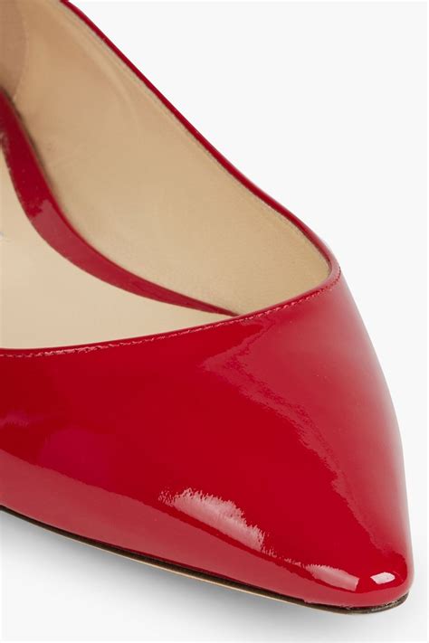 Jimmy Choo Romy Patent Leather Point Toe Flats Sale Up To 70 Off