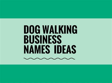 520 Dog Walking Business Name Ideas Suggestions And Domain Ideas Video