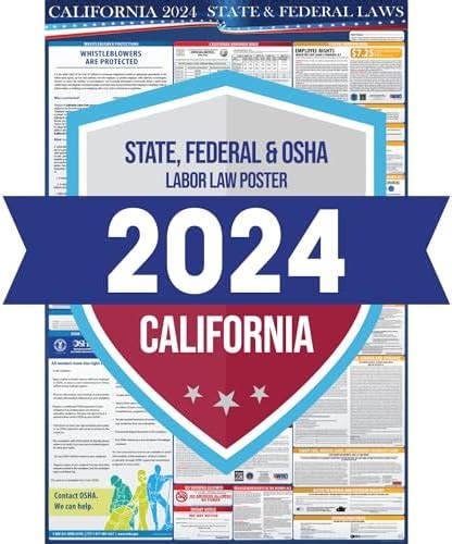 2024 California State And Federal Labor Laws Poster