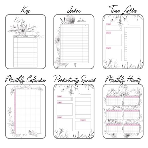 To save paper, it's a good idea to set your printer to print the pdf bullet journal as a booklet using these instructions. Rustic Jungle Bundle | PDF Download & Printable - Journal ...