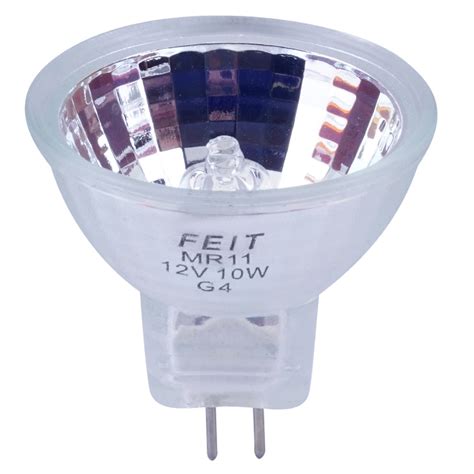 Feit Electric Dimmable Halogen Light Bulb 10 Watt Mr11 G4 Base