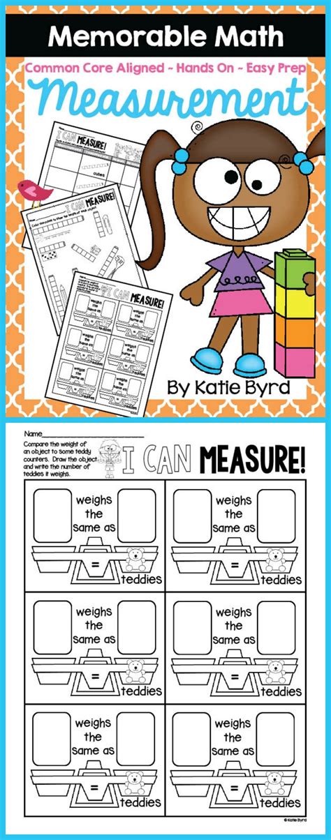 Kids Love Measurement Activities This Pack Has Lots Of Recording