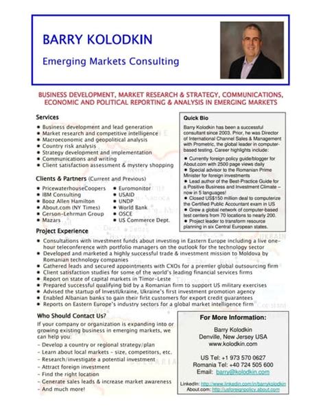 Dd Consulting One Pager