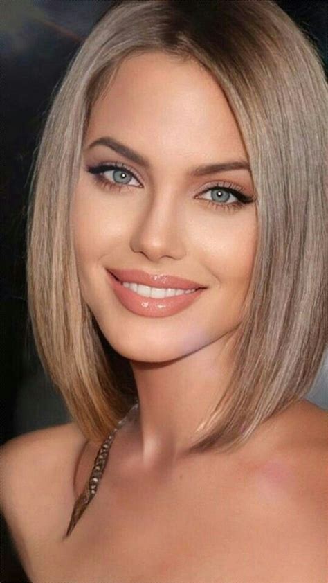 Beaut Blonde Blonde Beauty Hair Beauty Hairstyles For Round Faces Bob Hairstyles Curly