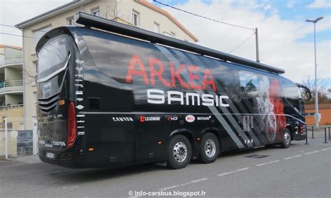 équipe cyclisme Arkea Samsic info cars Bus