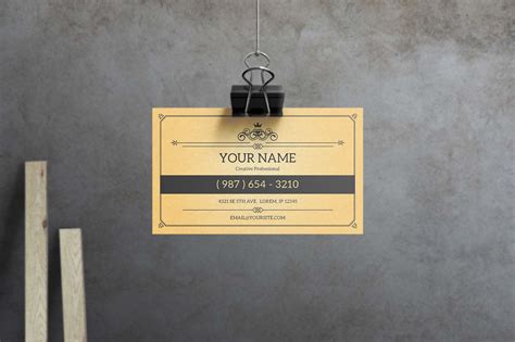 Vintage business cards & advertisements. York - Vintage Business Card Template on Behance