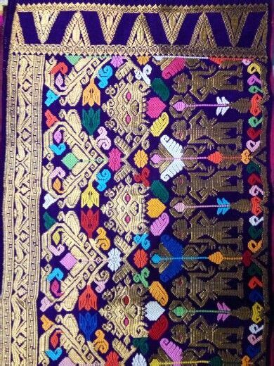Songket minangkabau adalah kain tenun tradisional jenis songket yang berasal dari minangkabau. Songket bali gold thread with barong and wayang pattern ...