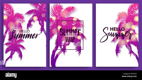 summer time blurred banner greeting card stock vector image and art alamy