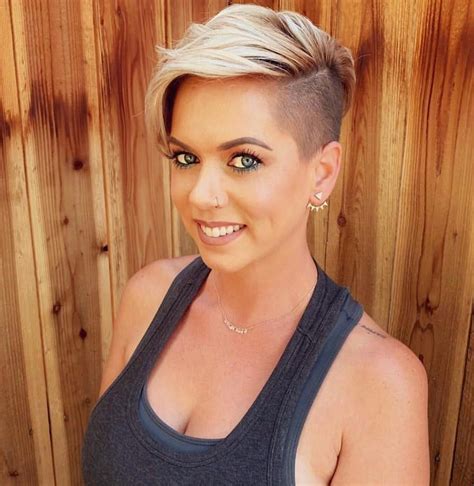 Undercut Hairstyles Short Side Shave Female