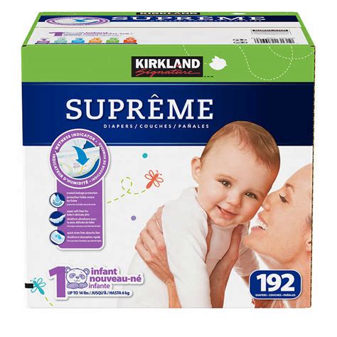 Kirkland Signature Supreme Diapers Sizes 1 6 My Online Store Dba