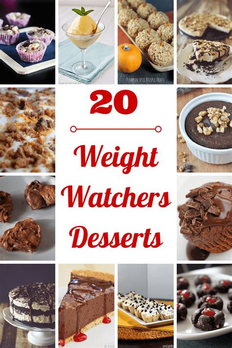 20 Weight Watchers Dessert Recipes