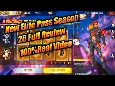 Price, rewards, missions, and more details Free Fire July 2020 Elite Pass Full Review|Rampage elite ...
