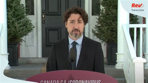 Justin Trudeau Canada COVID Press Conference Transcript May Rev Blog