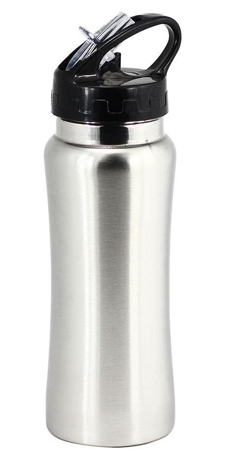 Promotional Stainless Steel Drink Bottle With Straw Laser Engraved Or