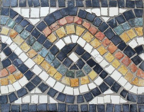 Roman Geometric Mosaics Border Patterns On Pinterest Strands
