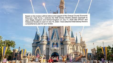 Orange County Mayor Endorses Walt Disney Worlds Plans For Phased