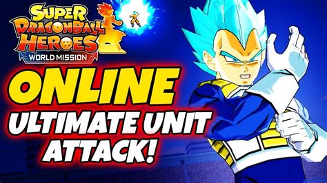 Super Dragon Ball Heroes World Mission Online Ultimate Unit Attack 1st