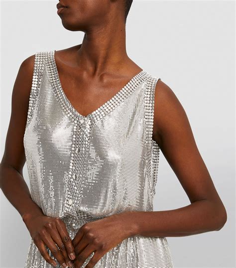 Paco Rabanne Chainmail Midi Dress Harrods Hk