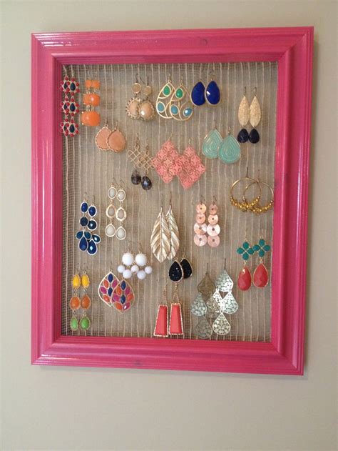 10 Best Images About Diy Earring Holder On Pinterest Lace Stud