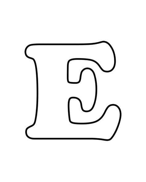 Letter E Coloring Pages - GetColoringPages.com