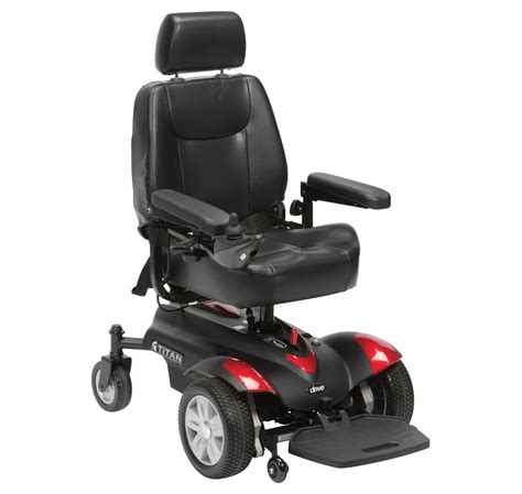 Identified by their motor and wheel placement, powerbase chairs provide a comfortable ride, a tight turning radius and great battery range. Titan Powerchair - Powerchairs | ReliMobility
