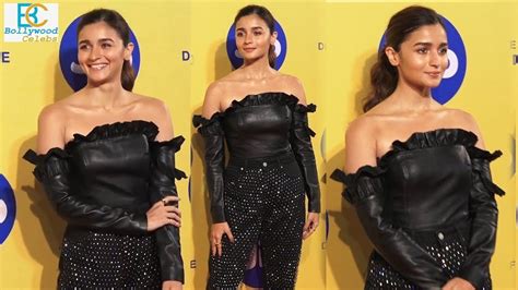 Alia Bhatt Hot In Off Shoulder Dress At Chat About The Industry Youtube