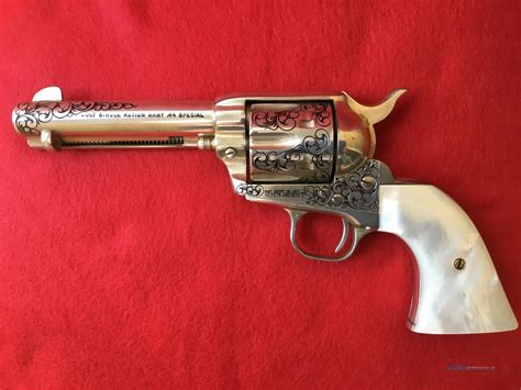 Colt Saa 44 4 34 Pearl Grips Mel For Sale At