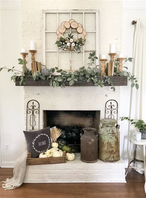 My Fall Mantel Decor With Joann Bless This Nest