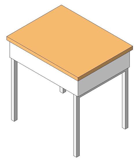 Desk 3d Dwg Model For Autocad Designs Cad