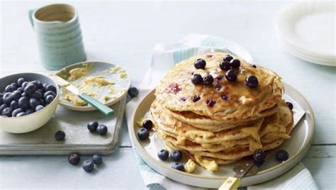 Bbc Food Recipes American Style Pancakes With Blueberries