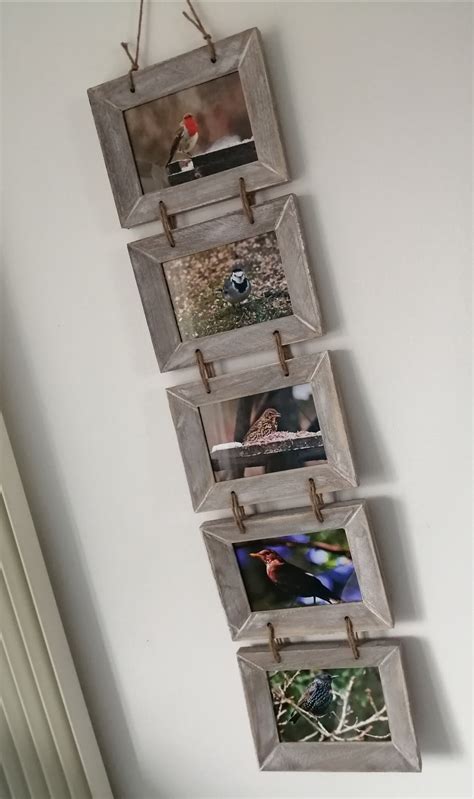 Rustic Rope Hanging Frame With Photos Etsy Ireland