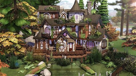 Swamp Witch House 🧙🏼‍♀️🌿 The Sims 4 Speed Build No Cc Youtube