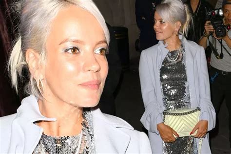 Lily Allen Bares All In Outrageous See Through Top As She Signs Autographs Following Us Gig
