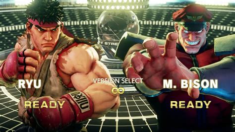 Street Fighter V Arcade Edition Ryu Vs Mbison Sfv Ryuvsbison Youtube